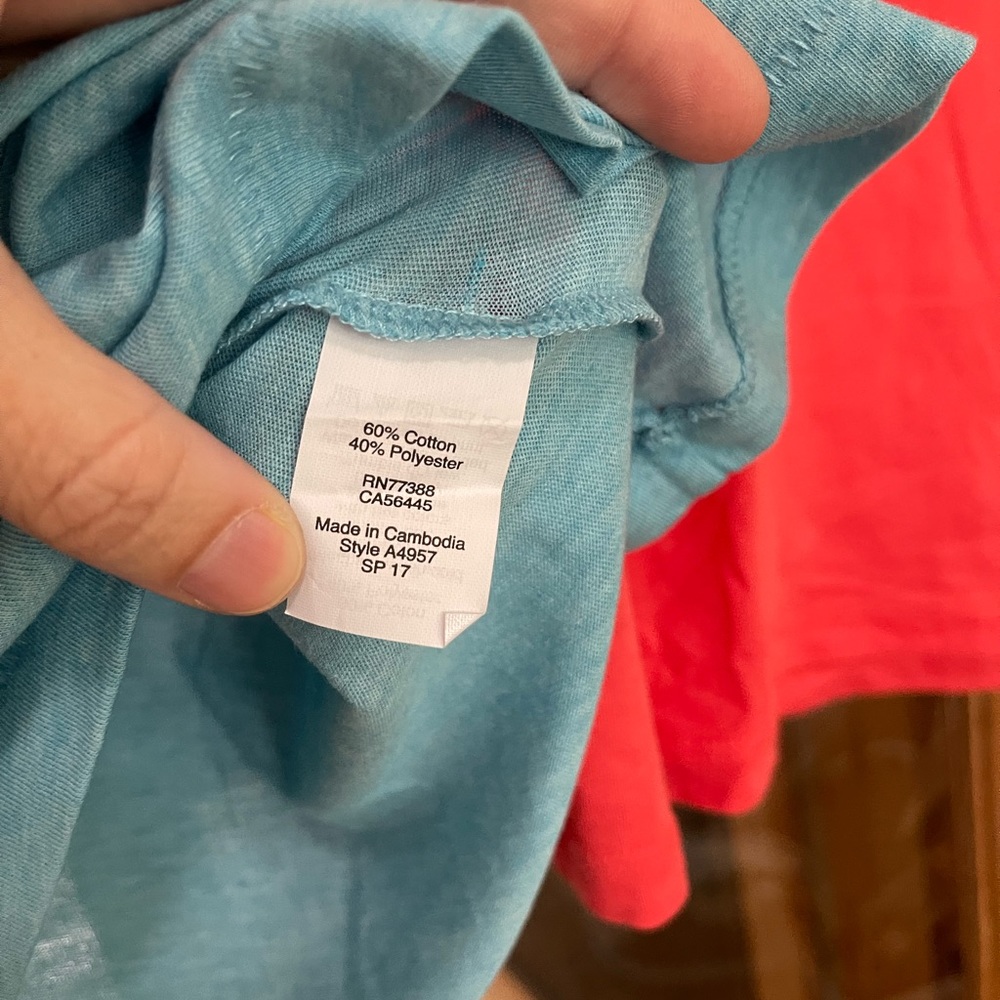 J.Crew Slub Cotton Tissue Tee, size small, set of 2 shirts - Picture 6 of 8